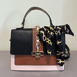 Aldo Top Handle Bag w/detachable scarf